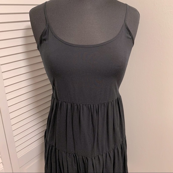 Nwt Black Ruffle Corset Lace Up Sexy Mini Dress - Picture 2 of 13